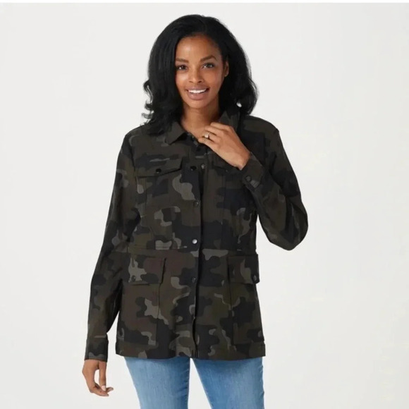 G.I.L.I. Camo Printed Anorak Jacket - Picture 2 of 7